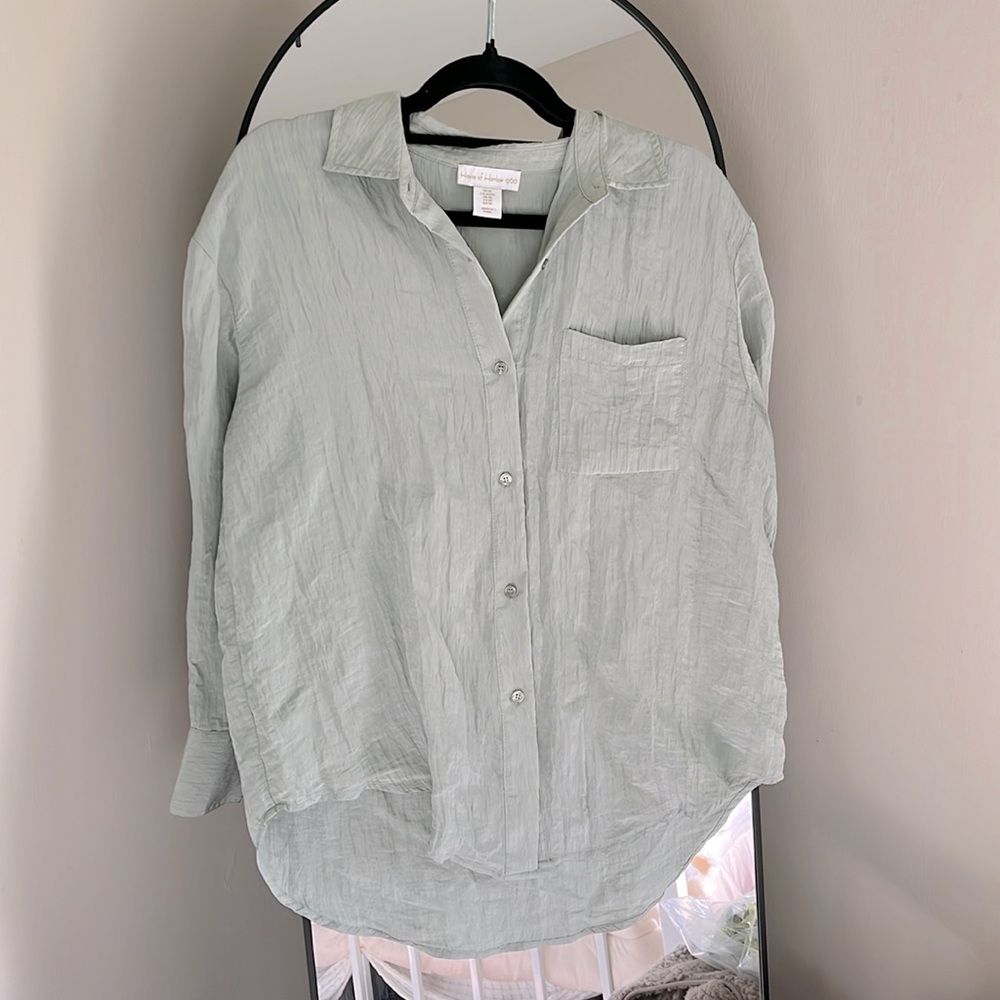 House of Harlow 1960 Button Up Blouse